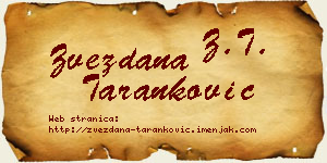 Zvezdana Taranković vizit kartica